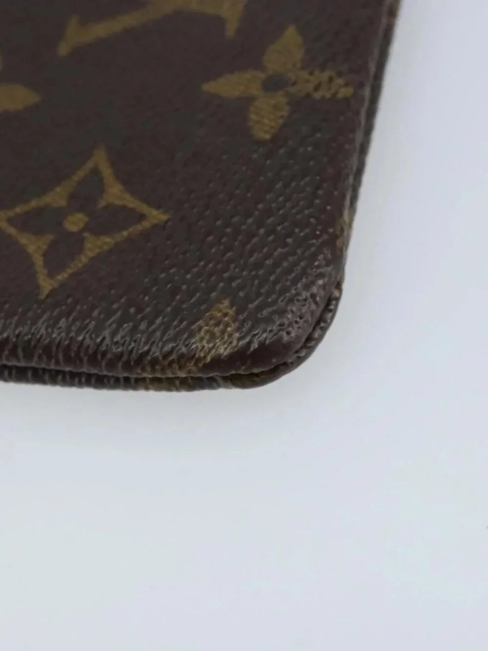 LOUIS VUITTON Monogram Pochette Cles Coin Purse M62650 LV Auth ki6542
